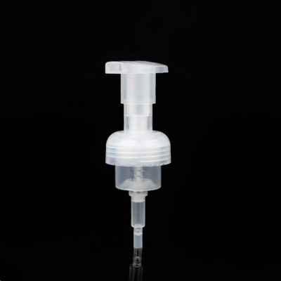 Liquid clear plastic hand wash foam soap pump