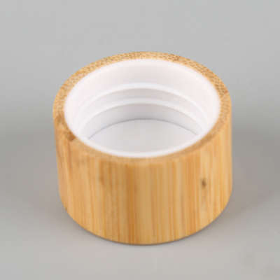 Screw bamboo cap for bottle sealing